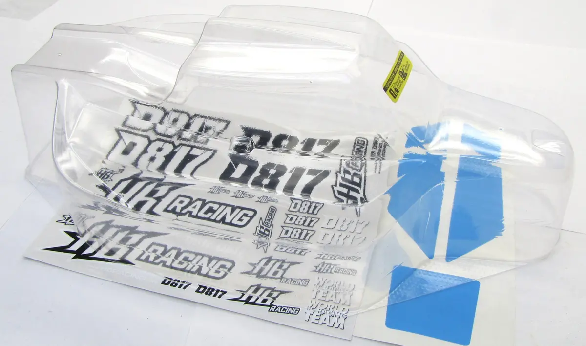 Hot Bodies D817 - Body & Decals (Clear Shell Pro-Line Silencer Hbs204124 Buggy 1