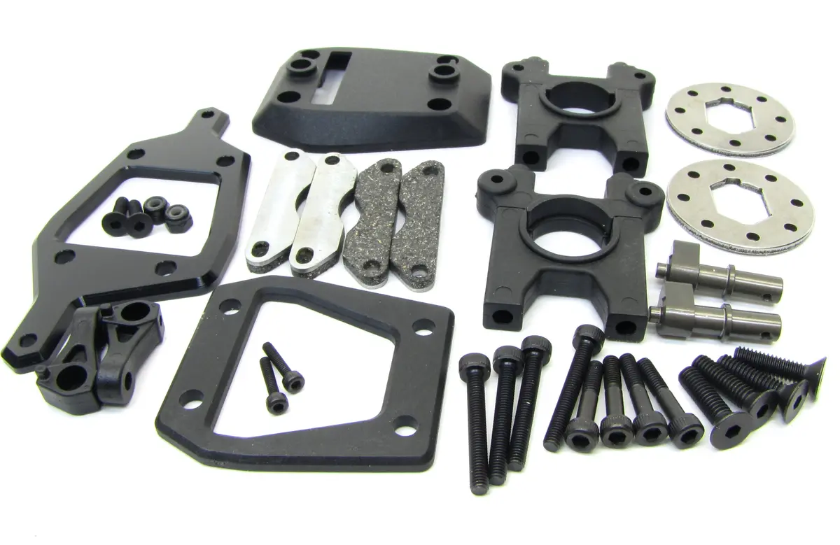Hot Bodies D817 - Brake Set (V2 Disc Center Diff Bulkhead Hbs204124 New Buggy 1