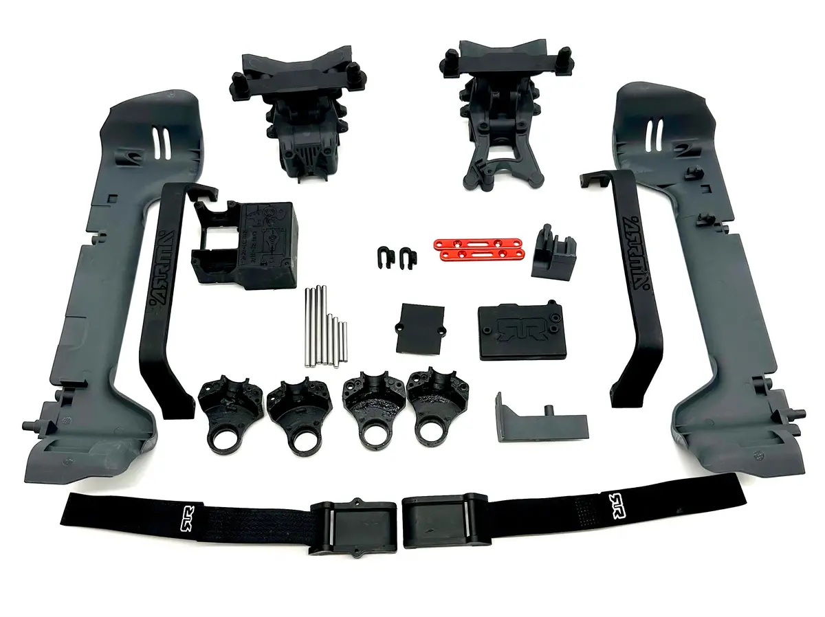 Arrma Senton 4X4 223S - Side Guards (Body Mounts, Straps Towers Hinge Pins Bulkhead) Ara4303v4 1