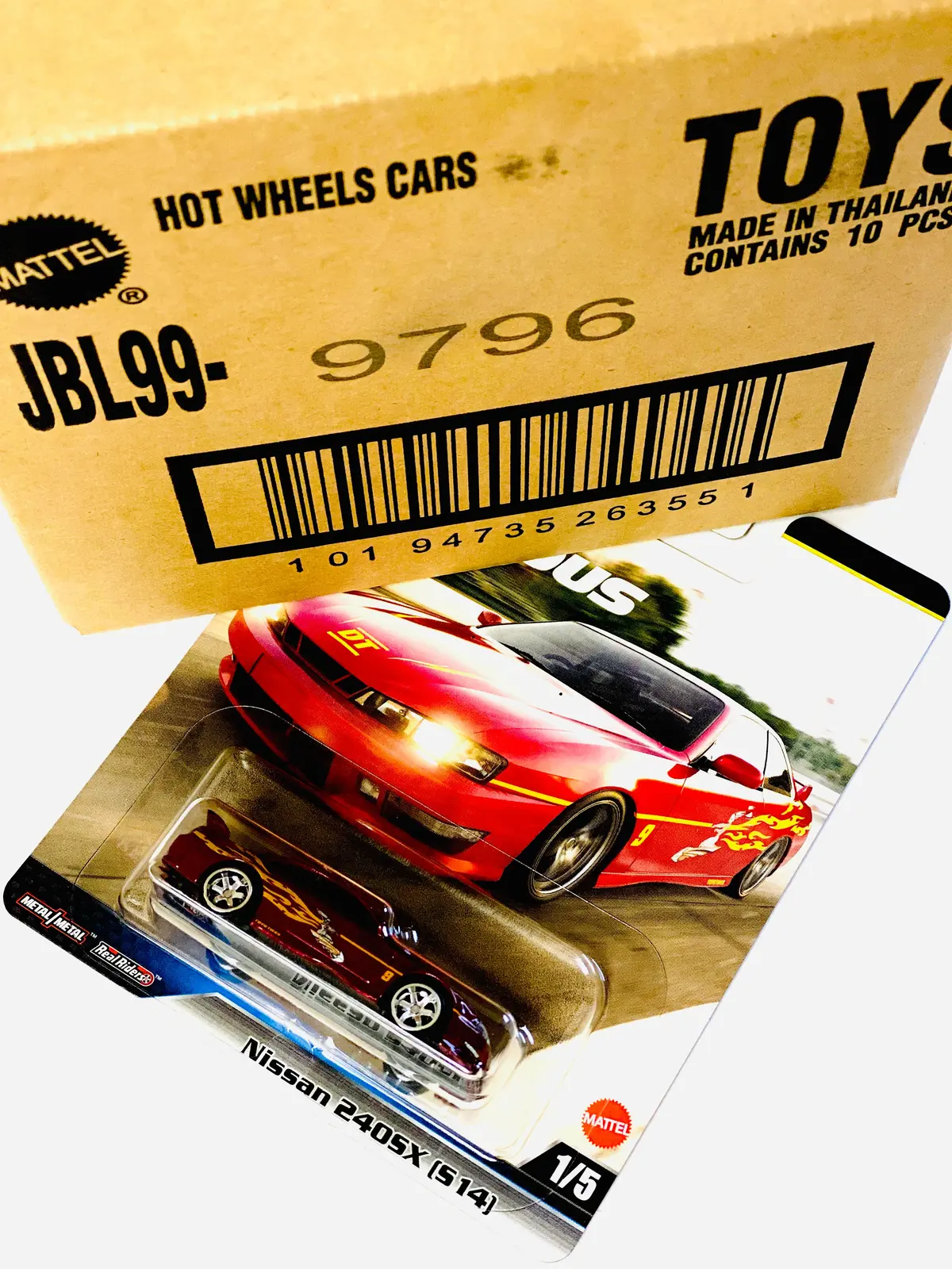Hot Wheels 2025 Fast & Furious Nissan 240Sx (S14) Factory Sealed Solid Pack (10 Cars) 1