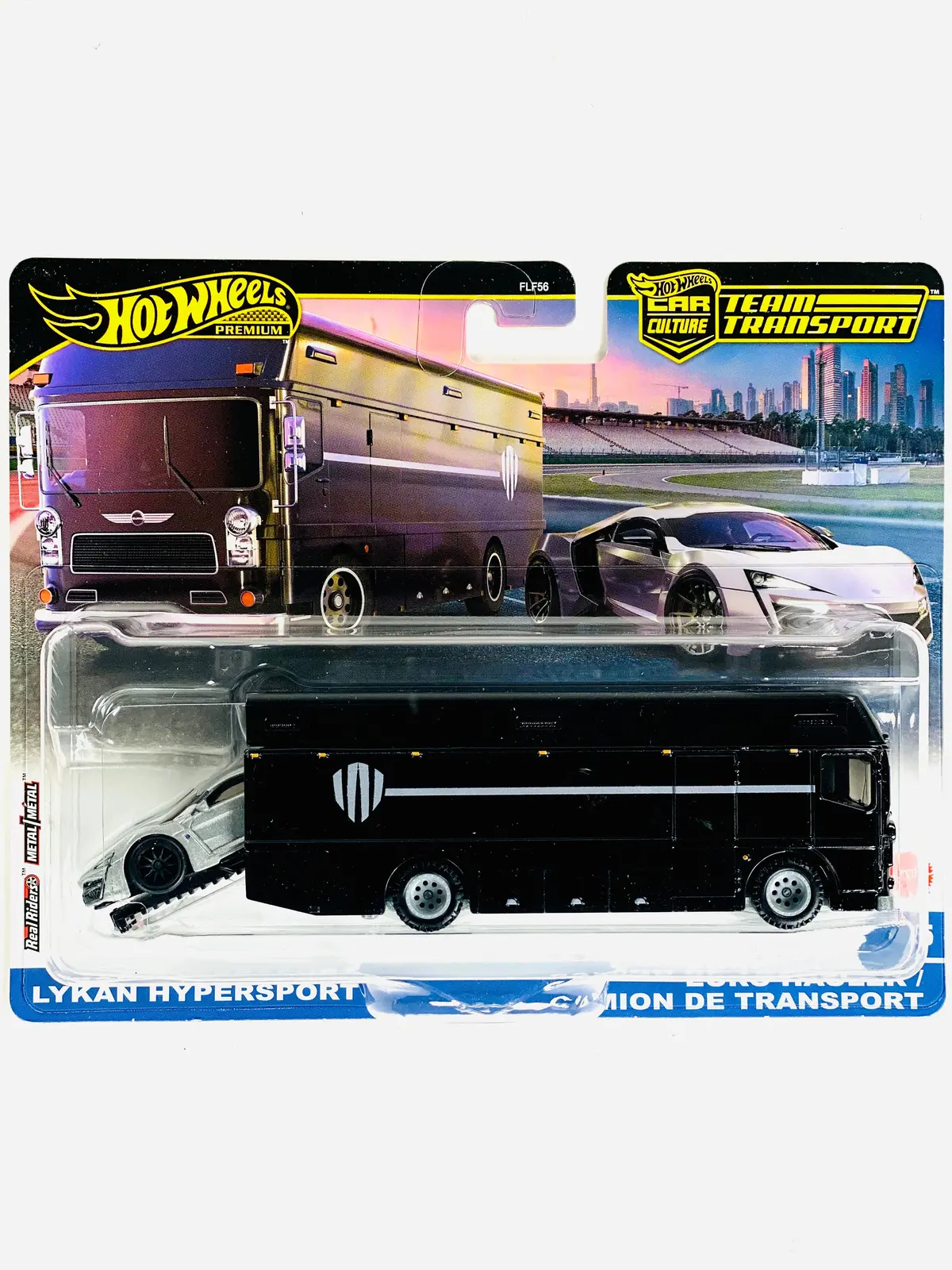 Hot Wheels 2025 Team Transport Case H W Motors Lykan Hypersport & Euro Hauler #85 1