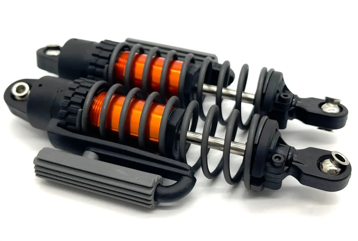 Sand Car Front Shocks (Gt Maxx Orange-Anodized Pair Springs Traxxas 109076-4 1