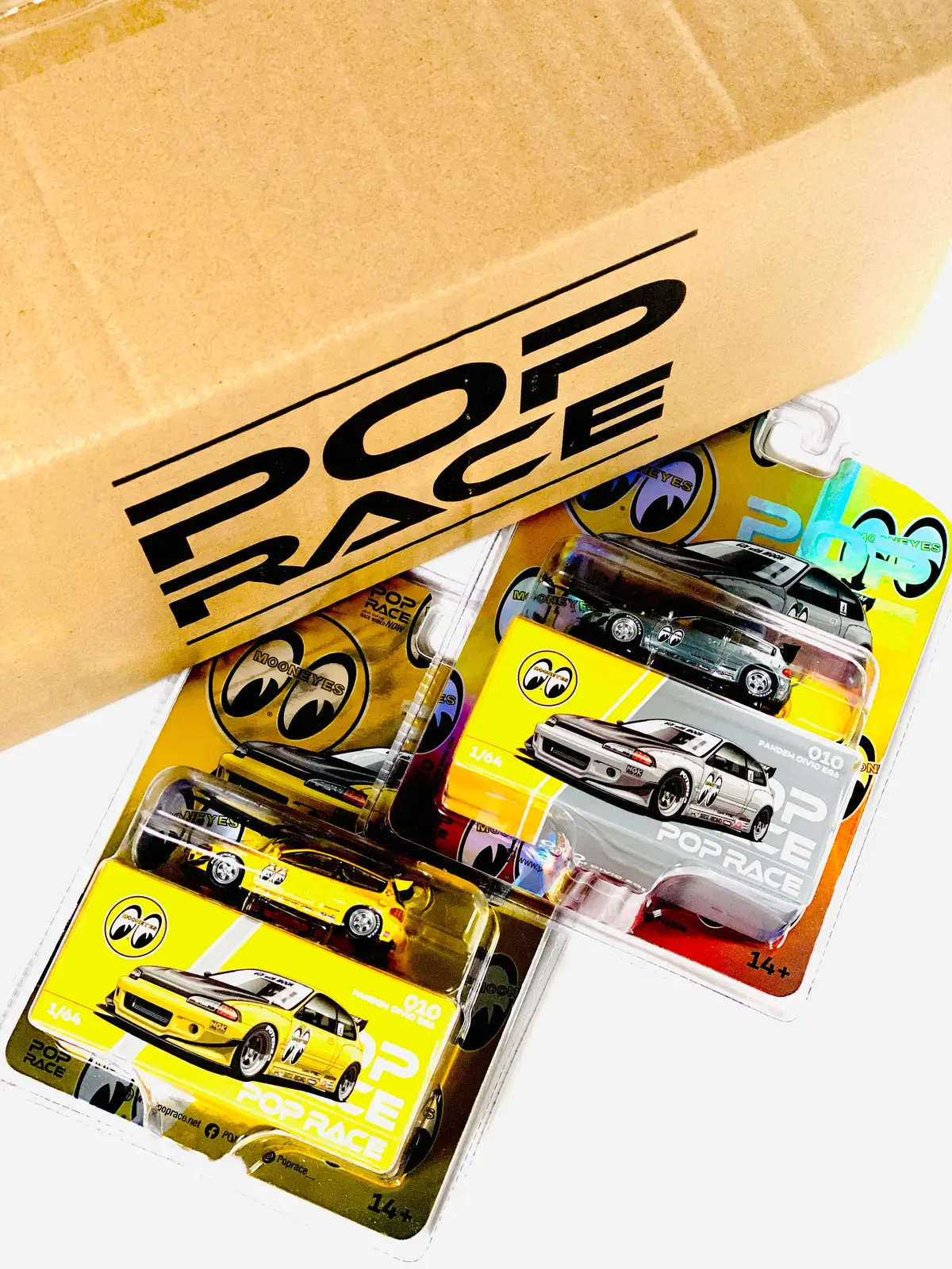 Pop Race Enigma Exclusive Mooneyes Pandem Civic Eg6 V1.5 #010 (12Ct, One Chase Included) 1