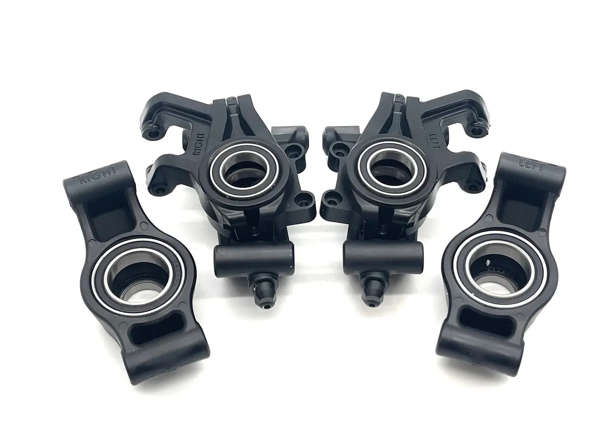 Sand Car Front/Rear Hub Carriers Caster Steering Blocks & Bearings Traxxas 109076-4 2