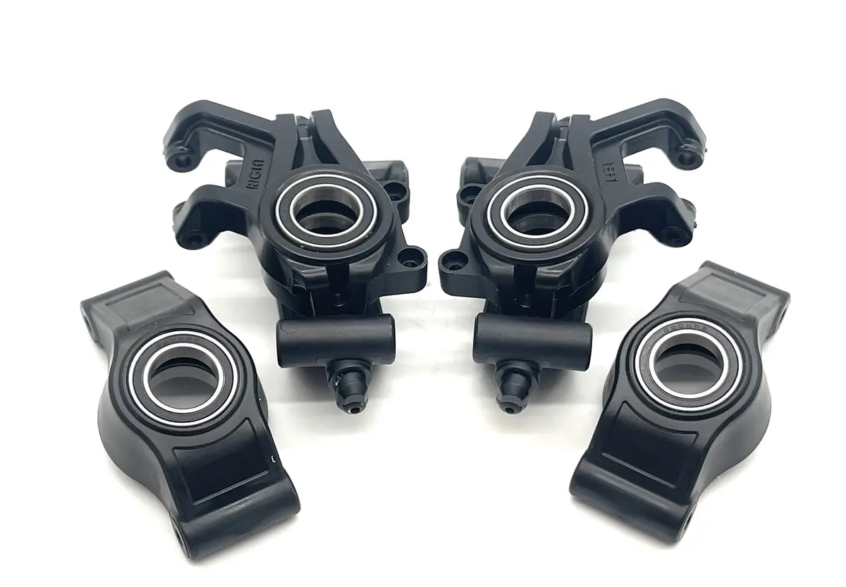 Sand Car Front/Rear Hub Carriers Caster Steering Blocks & Bearings Traxxas 109076-4 1
