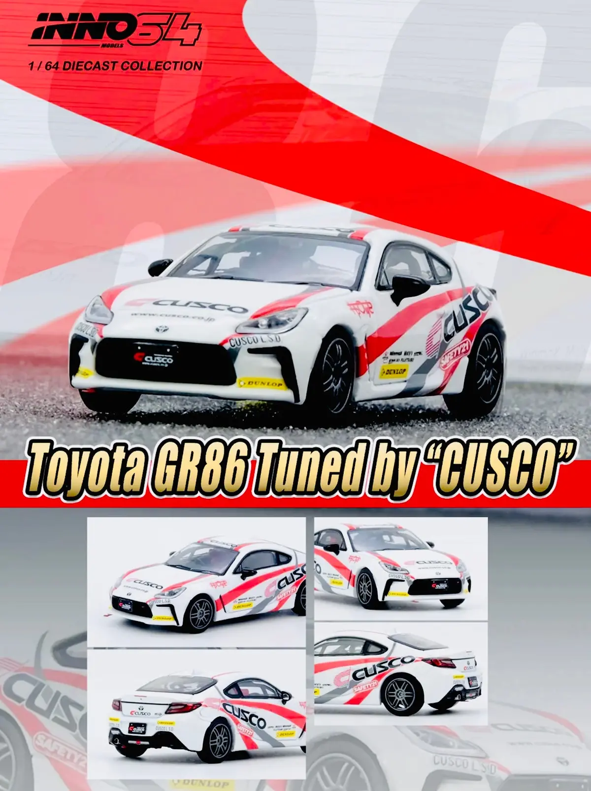 Inno64 Factory Sealed Toyota Gr86 Tuned By "Cusco" 1
