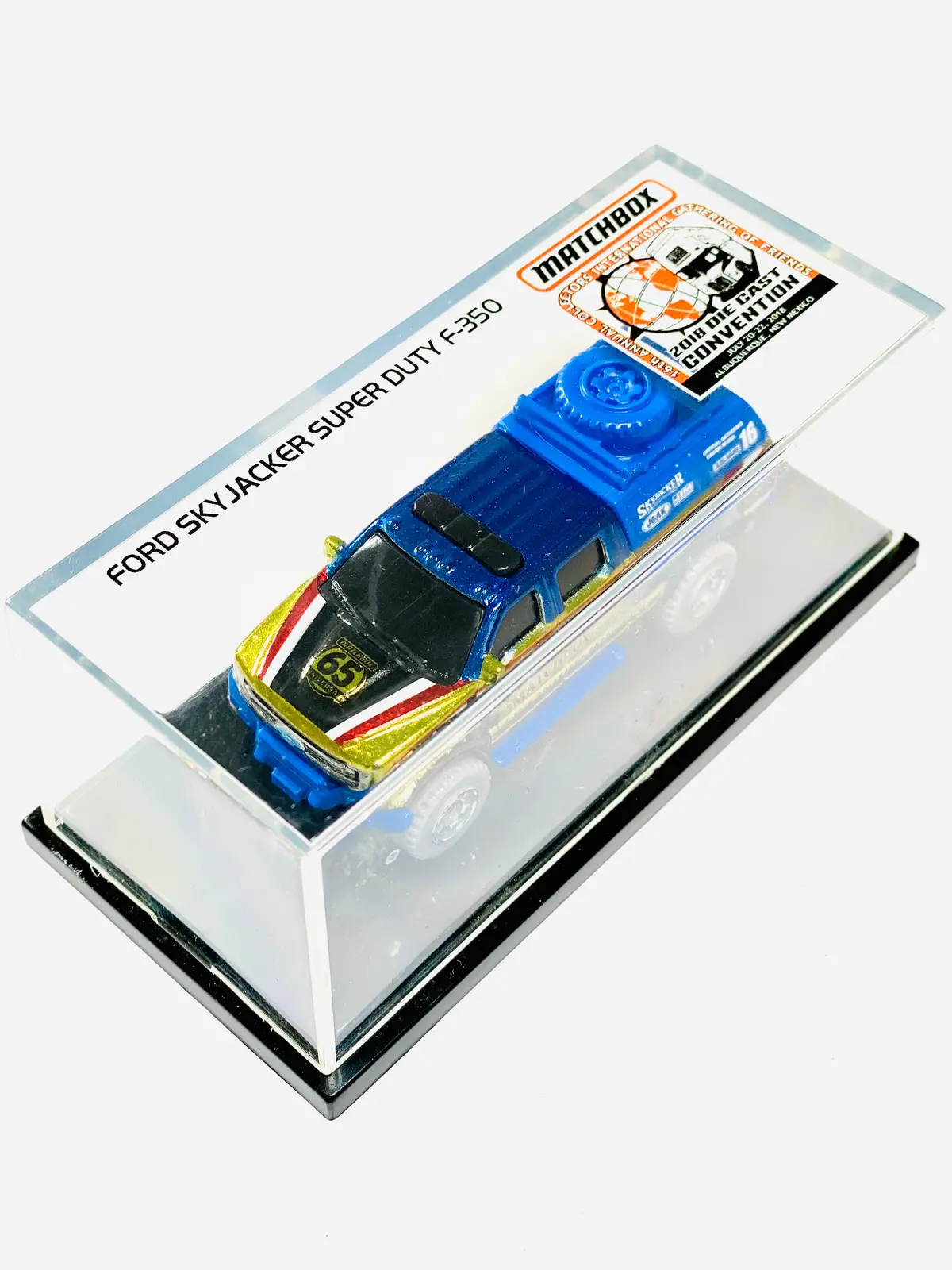 Matchbox Gathering 2018 16Th Convention Albuquerque, Nm Ford Skyjacker Super Duty F-350 Gold Dealer Model 1