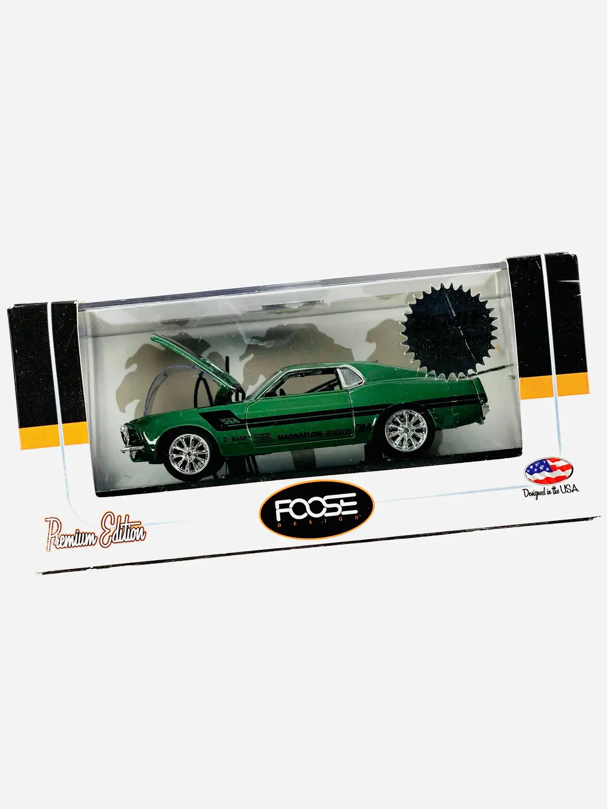 M2 Machines Auto-Thentics Sema 1970 Ford Mustang Foose Gambler 514 - Damaged Box 1