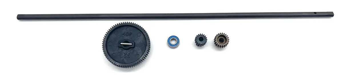 33 Hotrod Coupe - Center Drive Shaft, Spur Gear 72T 9356 93044-4 1