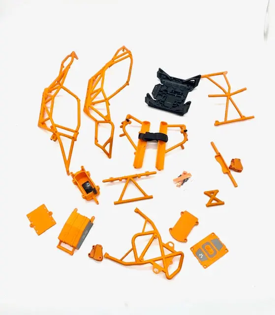 Axial Ryft Main Frame Set Orange (Axi231027; Axi231028; Axi231029; Axi231030) Axi03005 1