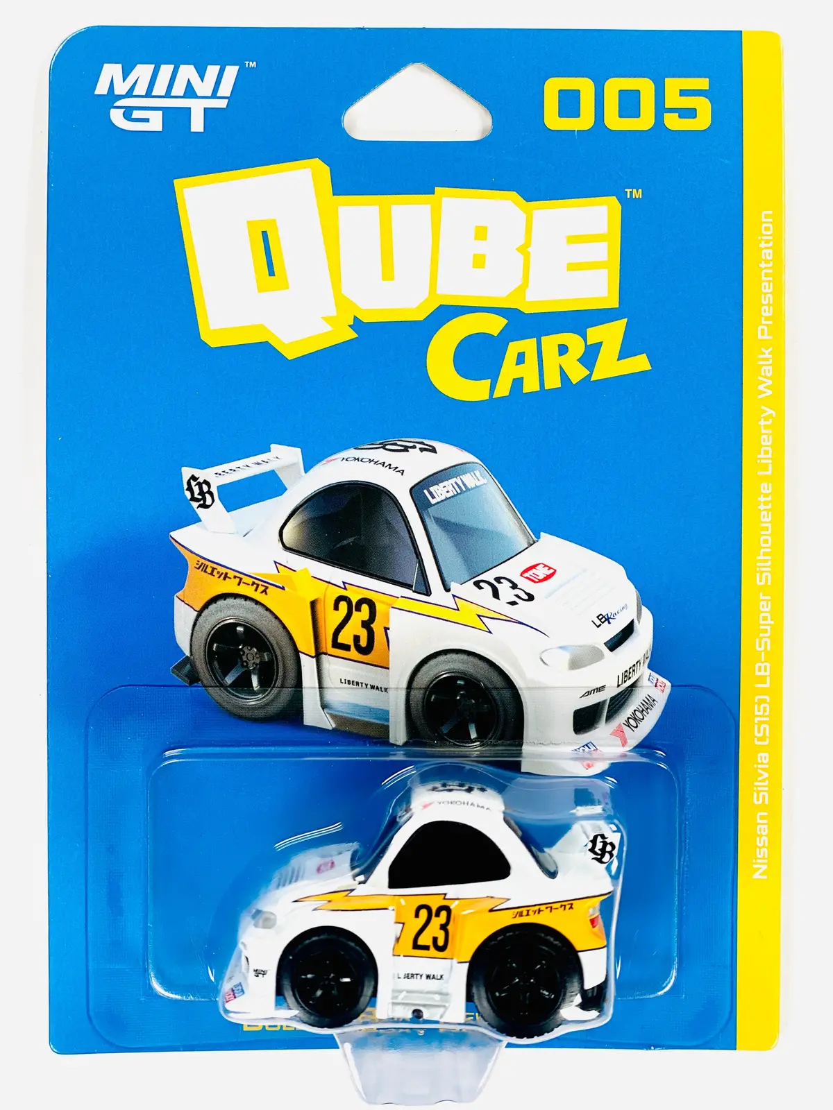 Mini Gt Qubecarz Series 1 Liberty Walk Nissan Lb-Super Silhouette S15 Silvia Liberty Walk Presentation #005 1