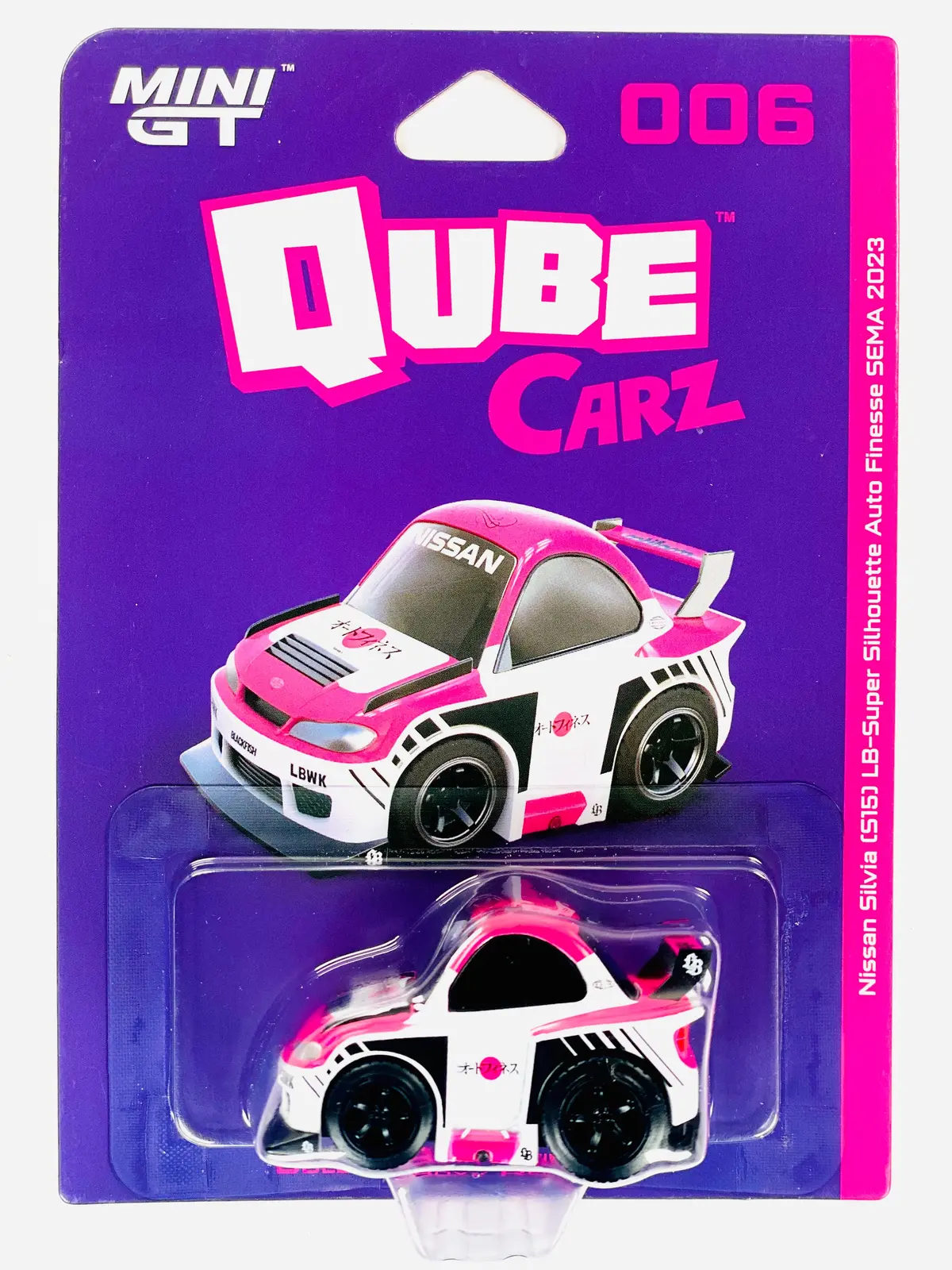 Mini Gt Qubecarz Series 1 Liberty Walk Nissan Lb-Super Silhouette S15 Silvia Auto Finesse Sema 2023 #006 1