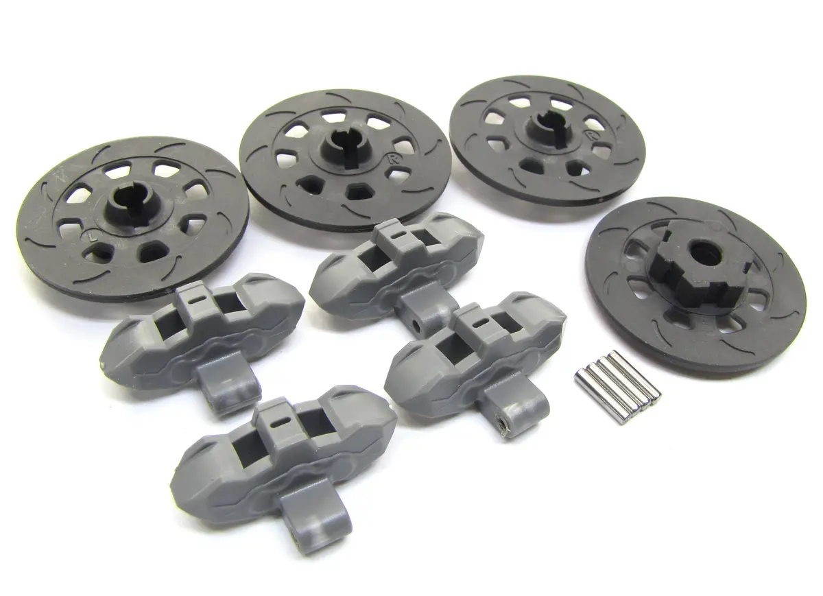 Fits Unlimited Desert Racer Udr - Hex Hub Disc Brakes Rotors Calipers 85076-4 1