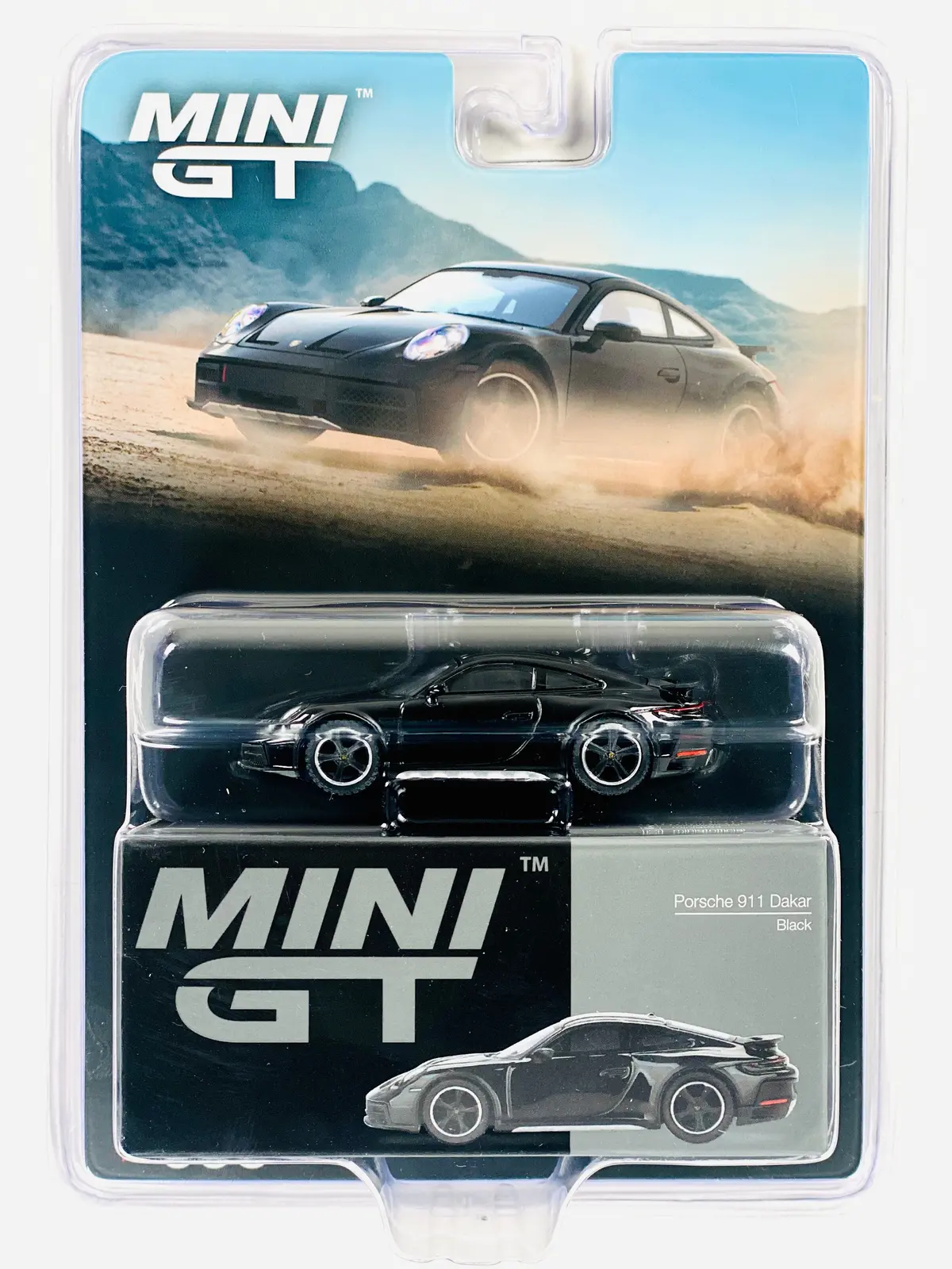 Mini Gt Porsche 911 Dakar Black #958 1