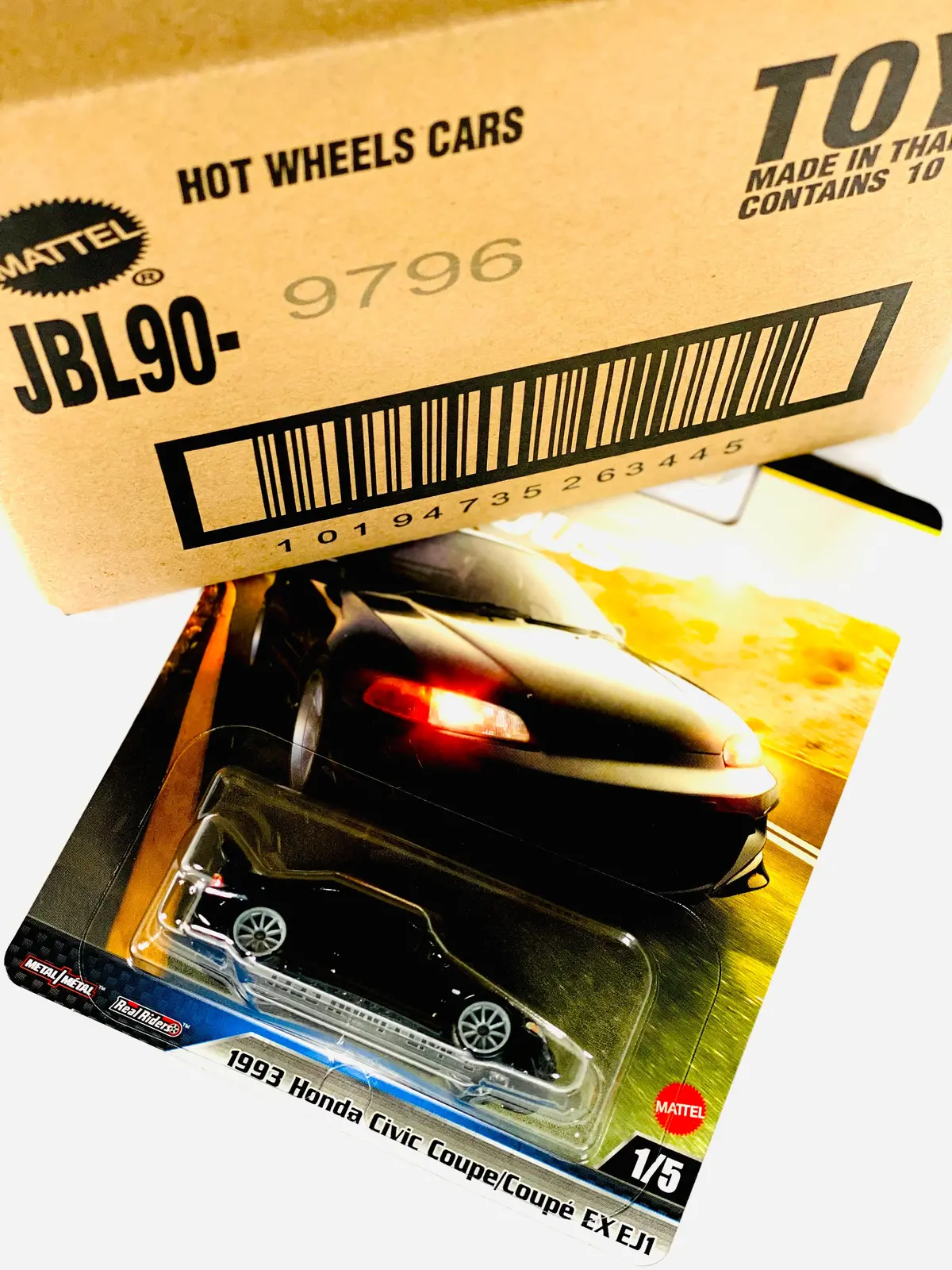 Hot Wheels 2025 Fast & Furious ’93 Honda Civic Coupe Ex Ej1 Factory Sealed Solid Pack (10 Cars) 1