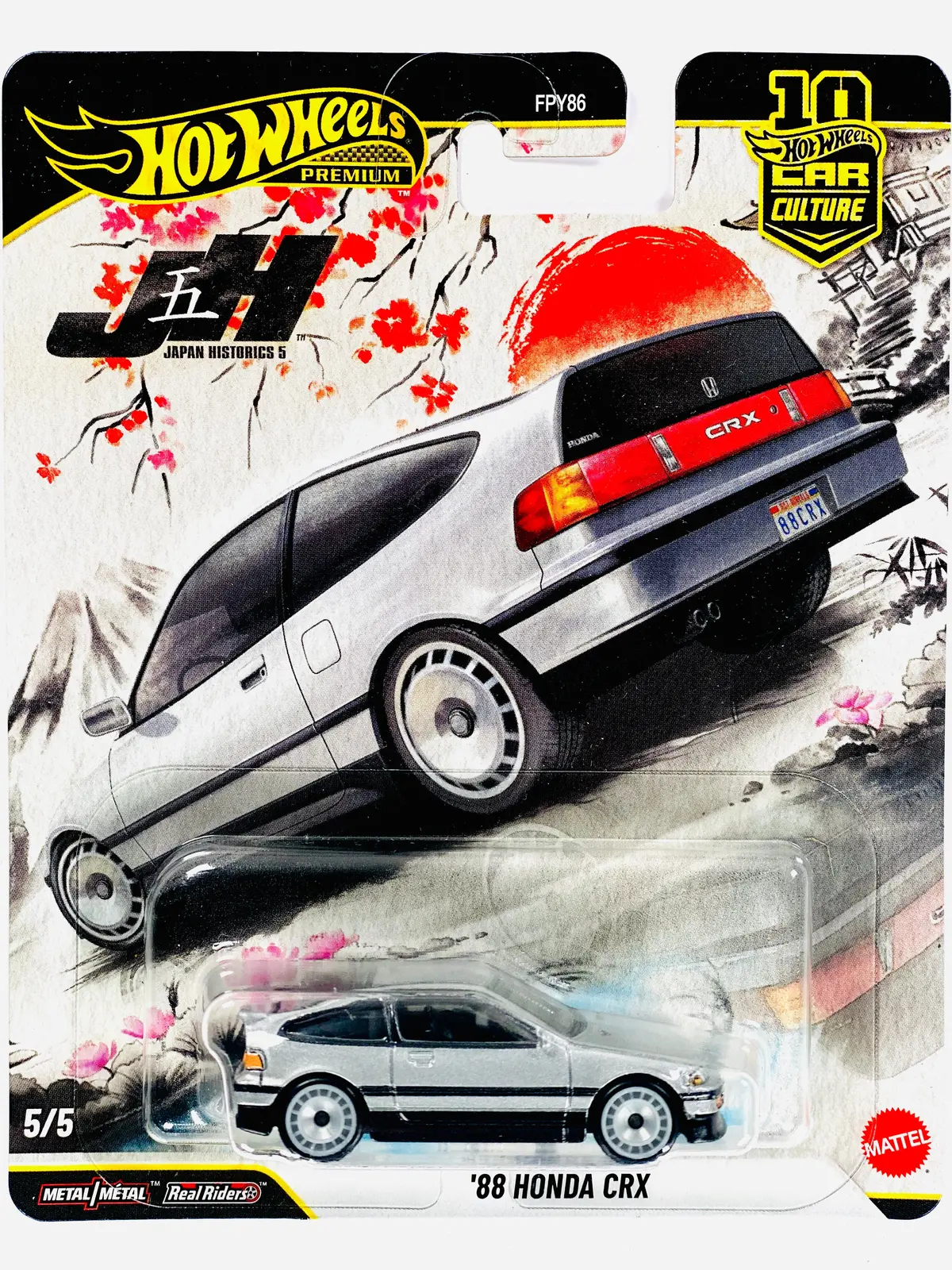 Hot Wheels 2026 Japan Historics 5 '88 Honda Crx 1