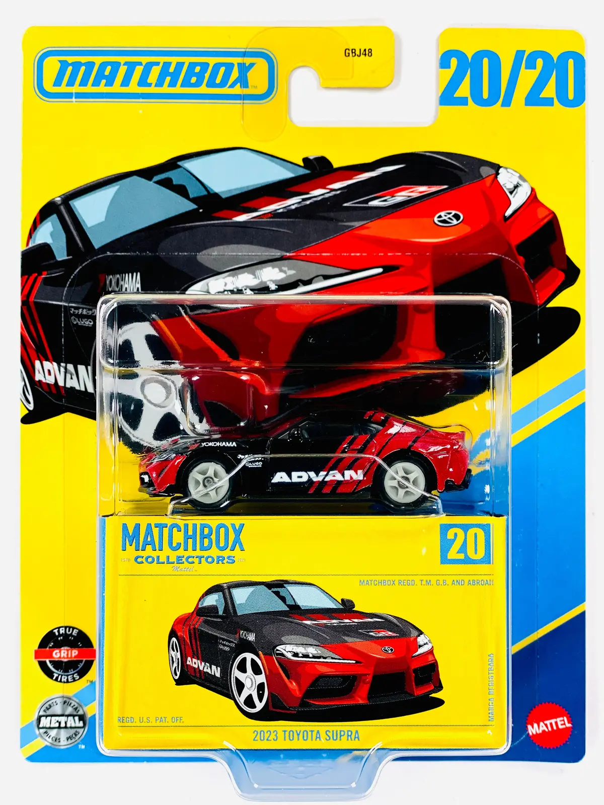Matchbox 2025 Collectors Series Case D 2023 Advan Toyota Supra 1