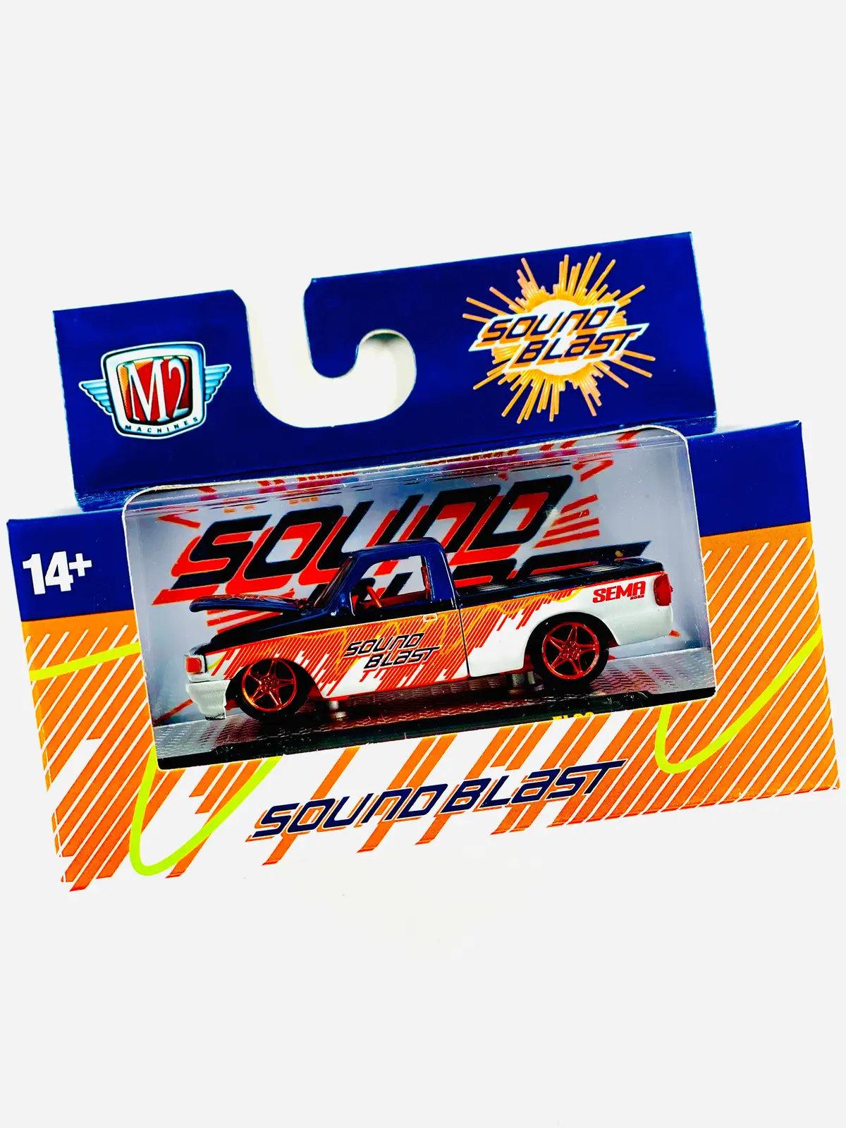 M2 Machines Auto-Thentics 2025 Sema Sound Blast 1995 Ford Ranger Truck Chase 1