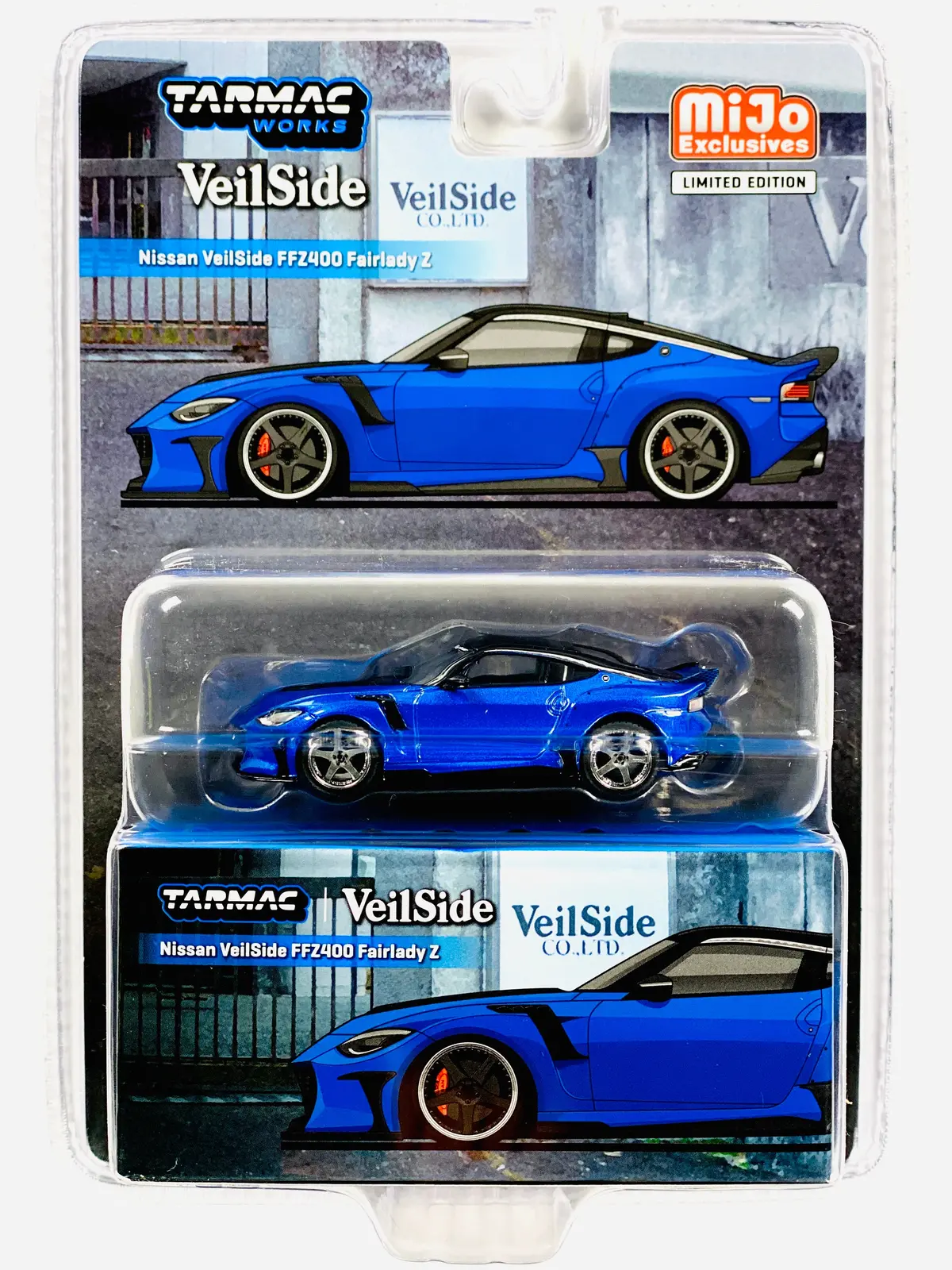Tarmac Works Mijo Exclusive Nissan Veilside Ffz400 Fairlady Z Blue 1