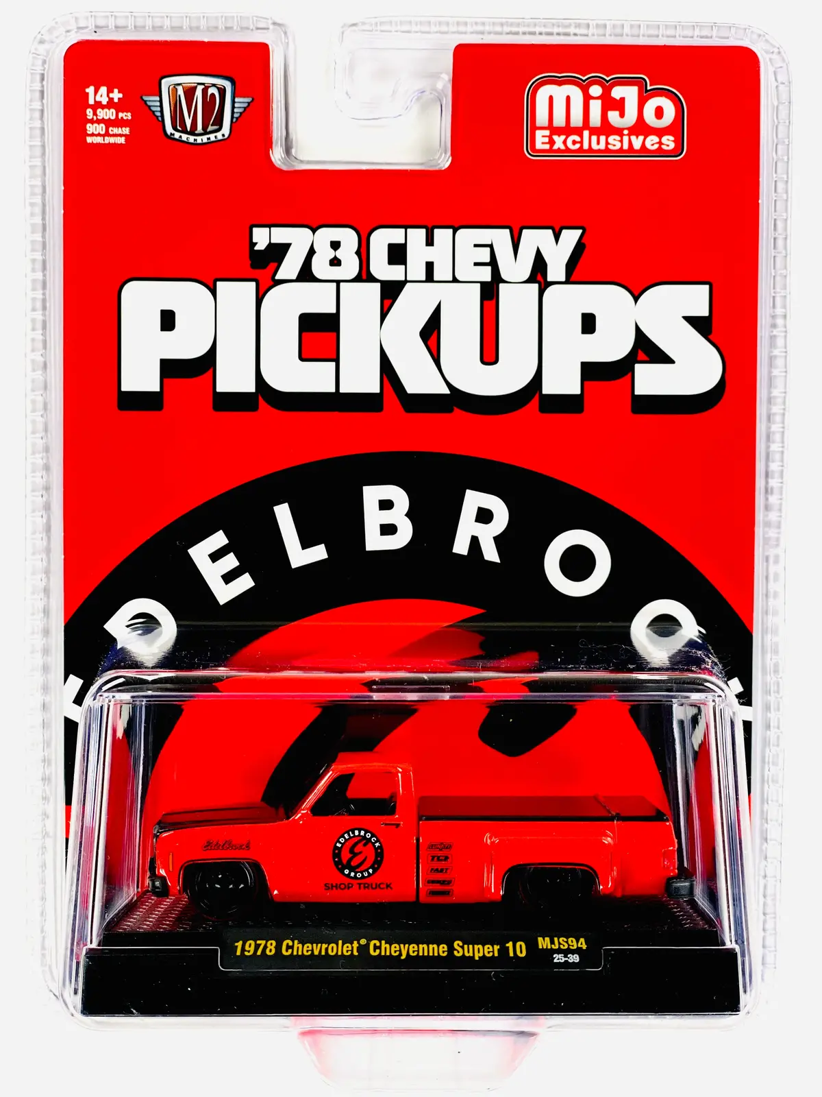 M2 Machines Mijo Exclusive Edelbrock 1978 Chevrolet Cheyenne Super 30 Custom Truck 1