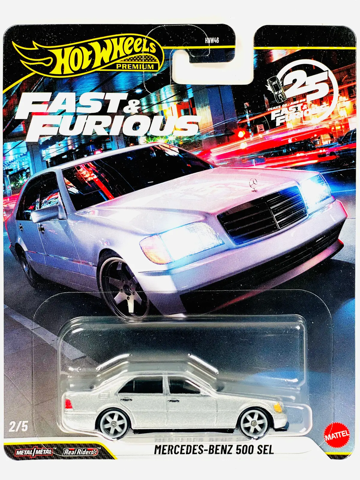 Hot Wheels 2026 Fast & Furious 25Th Anniversary Case N Mercedes-Benz 500 Sel 1