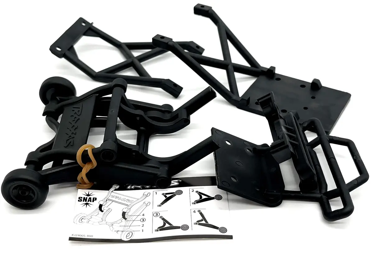 Bigfoot Bl-2S Black Bumpers & Front/Rear Skid Plates (Bigfoot 36334-4 1