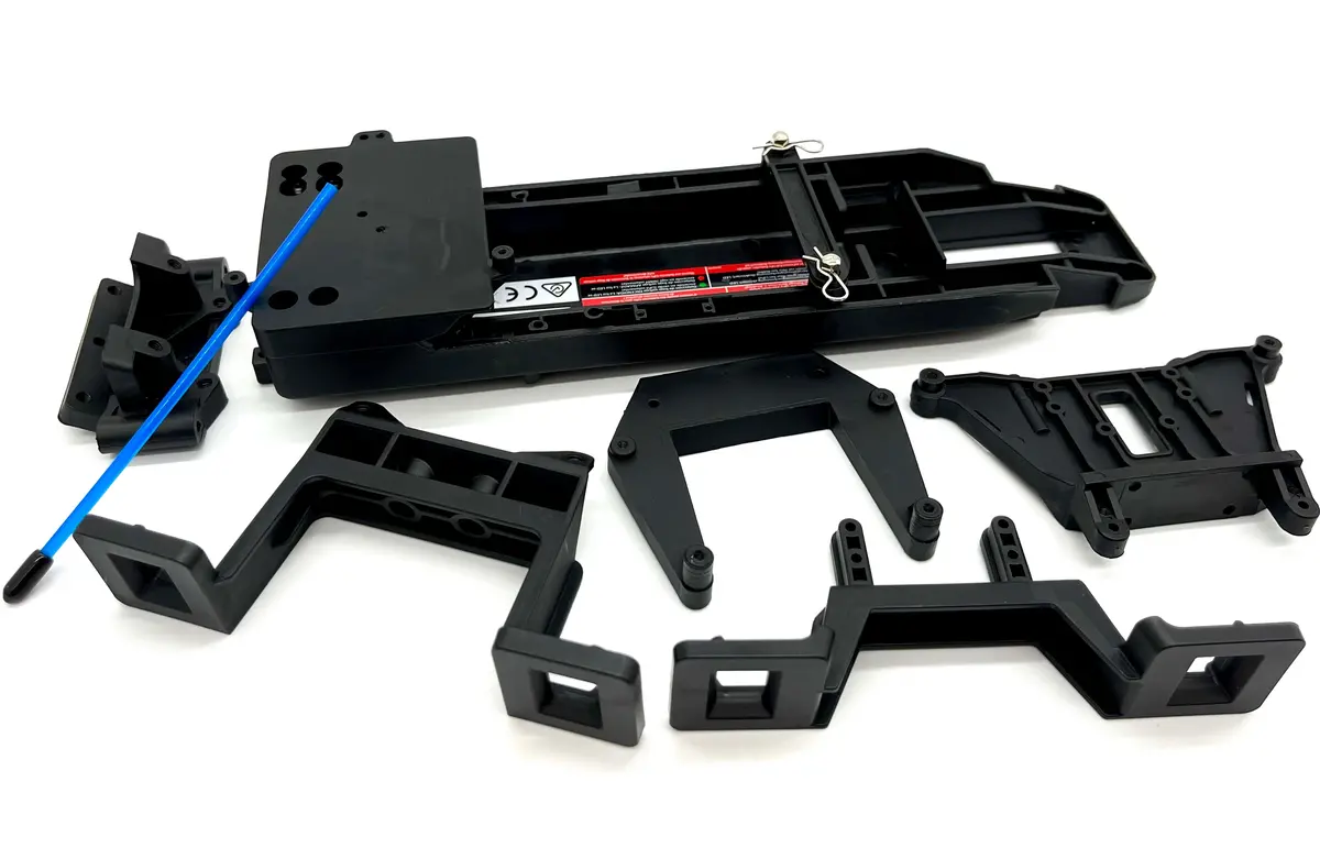 Bigfoot Bl-2S Chassis Black 3622 & Clipless Body Mounts Towers  36334-4 1