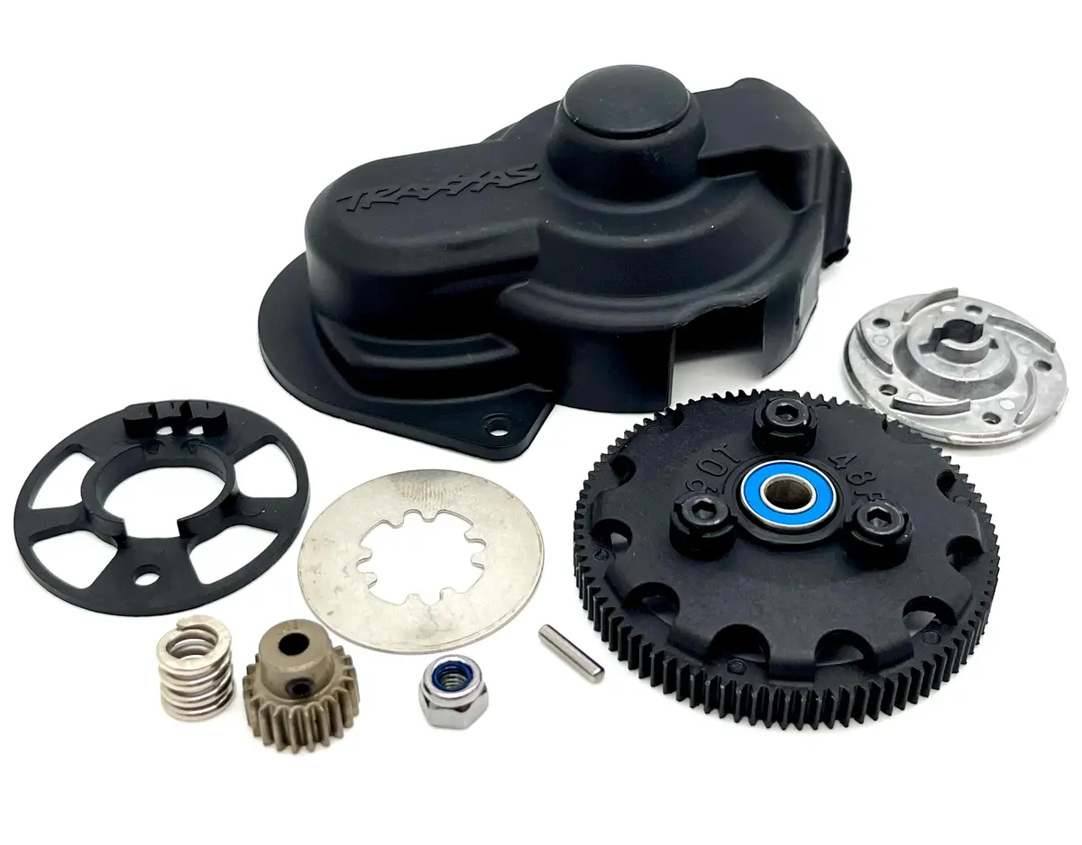 Bigfoot Bl-2S Spur Gear 90T, Slipper Clutch, Pinion Cover 2Wd Traxxas 36334-4 1