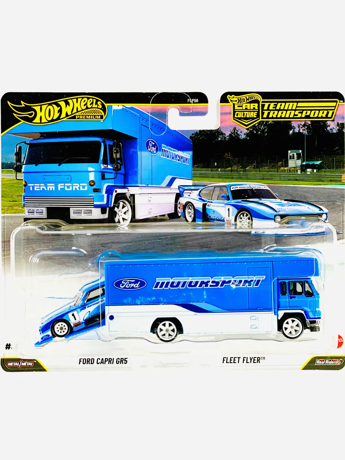 Hot Wheels 2026 Team Transport Case J Ford Motorsport Ford Capri Gr5 & Fleet Flyer #88 1