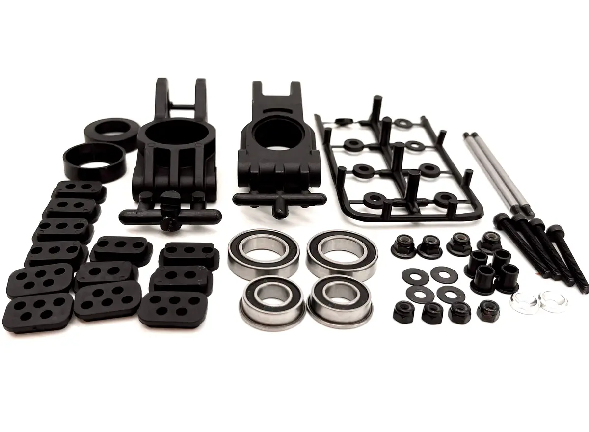 Tekno Nb48 2.2 Nitro Rear Hub Assy (Bag F) (Hub, Bearings, Hinge Pins Tkr9305 1
