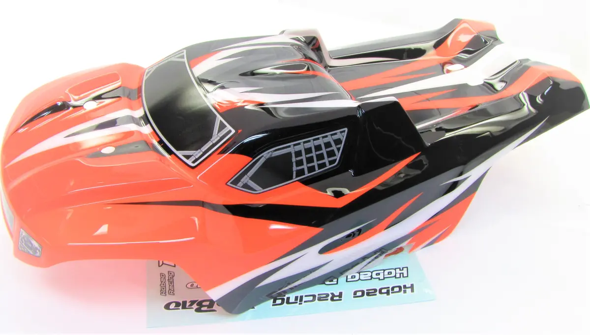 Hobao Hyper Truggy - Body Cover (Orange Ep Shell & Decal Electric Hb-Sste-C15 1