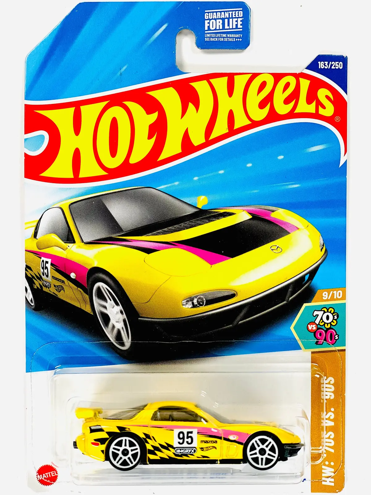 Hot Wheels 2024 '70S Vs '90S '95 Mazda Rx7 Drift - Damaged Card 1