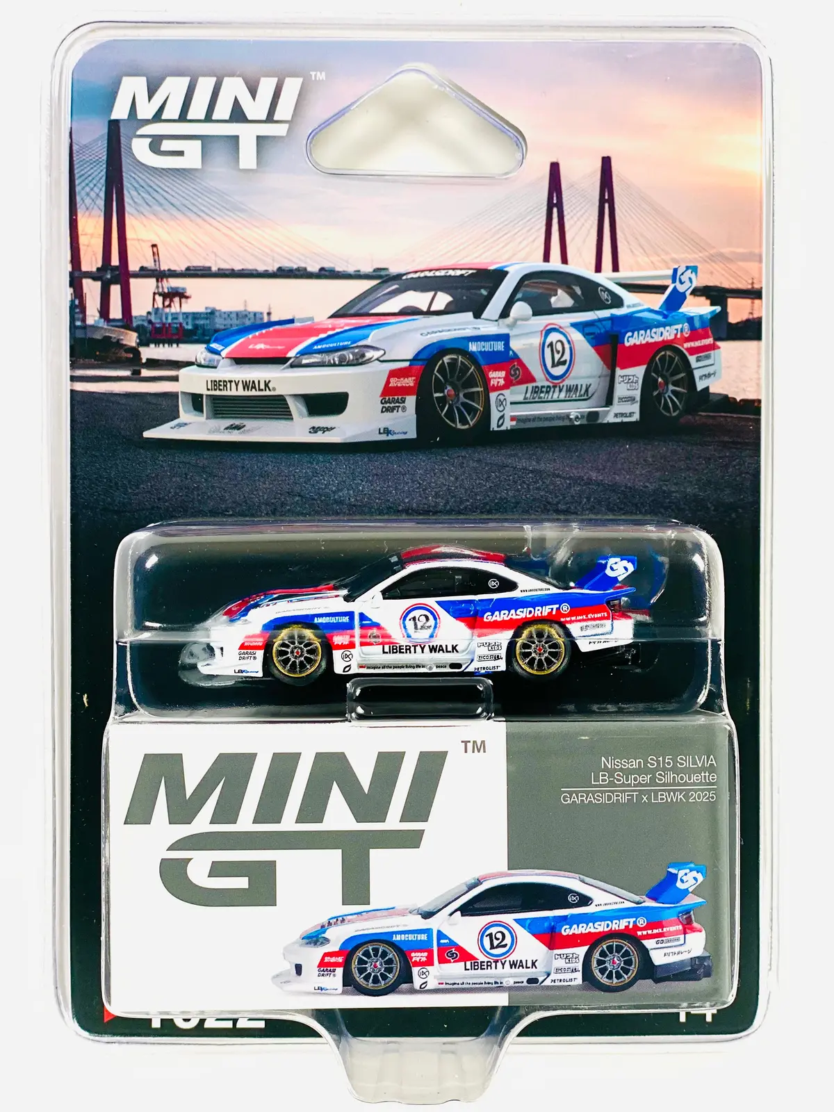 Mini Gt Mijo Exclusive Nissan Lb-Super Silhouette S15 Silvia Garasidrift X Lbwk 2025 #1022 1