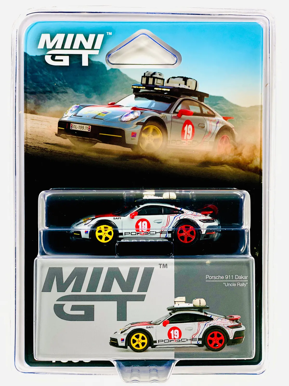 Mini Gt Mijo Exclusive Porsche 911 Dakar “Mr. Darkar” Silver #1068 1