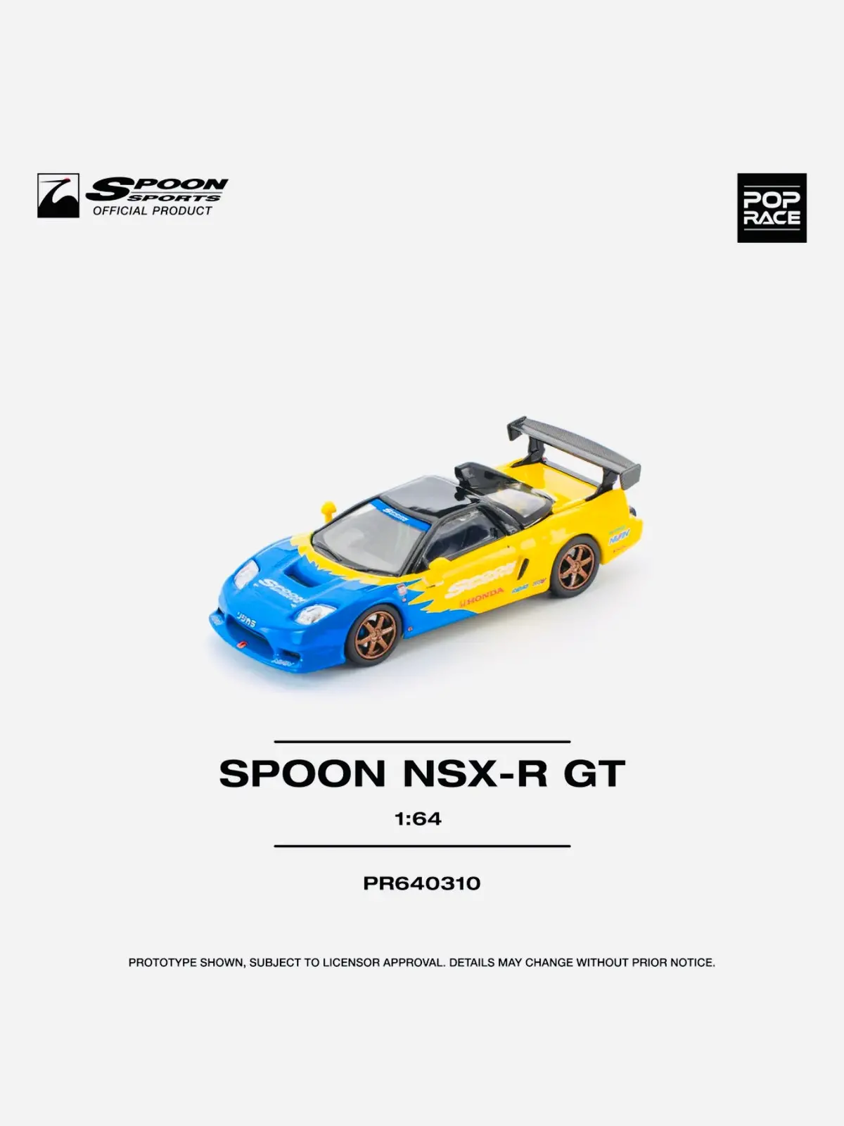 Pop Race Factory Sealed Honda Spoon Nsx-R Gt #310 1