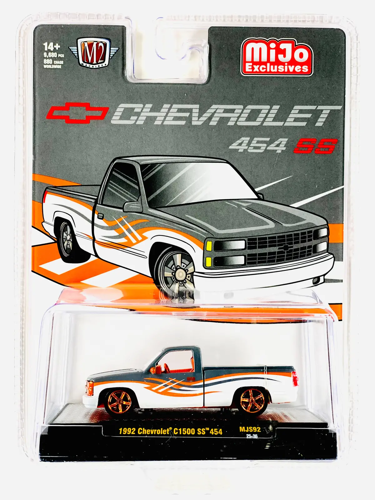 M2 Machines Mijo Exclusive 1992 Chevrolet C1500 Ss 454 Truck Chase 1