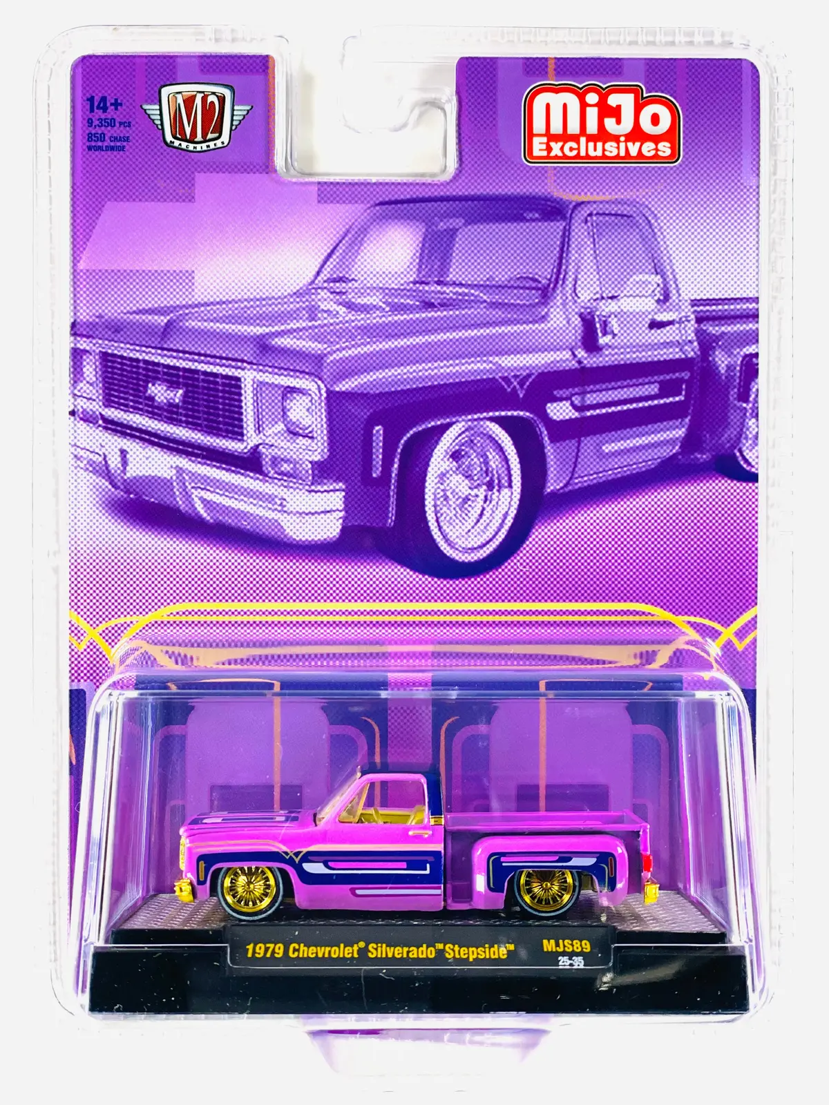 M2 Machines Mijo Exclusive Chevrolet Silverado Stepside Truck Lowrider Chase 1
