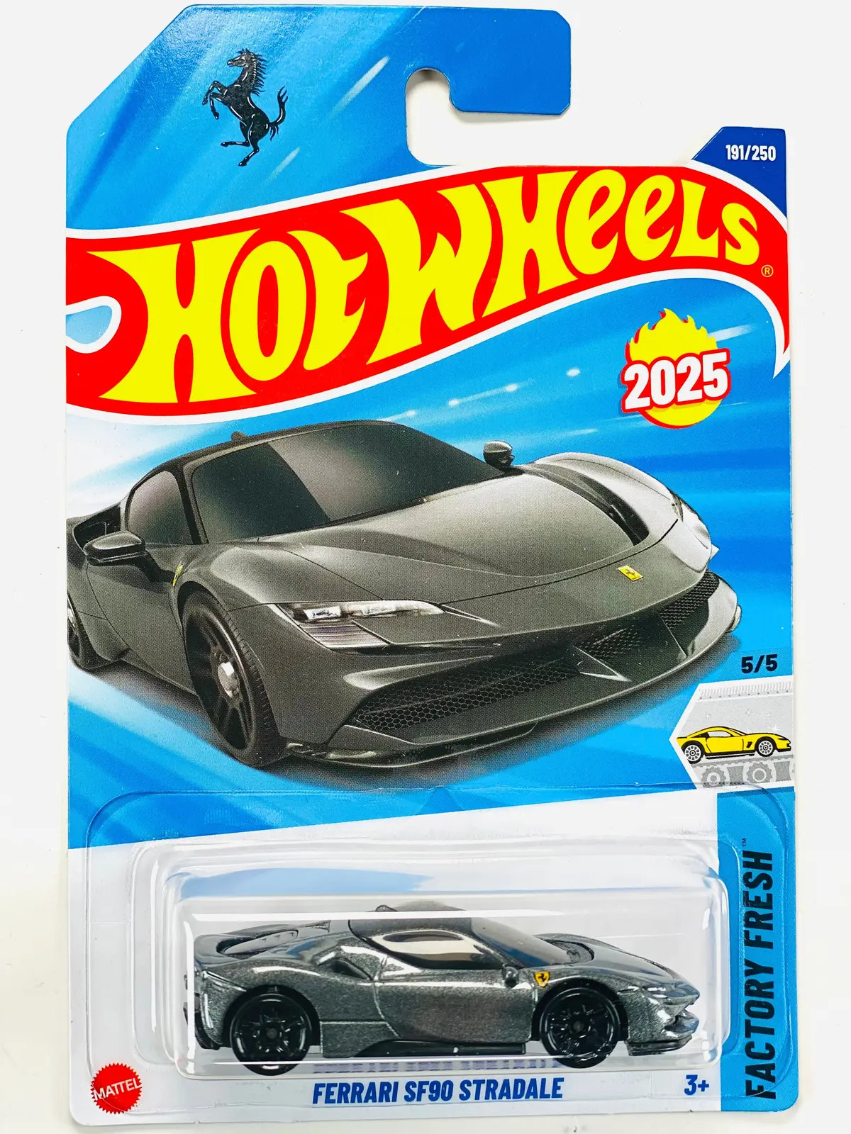 Hot Wheels 2025 Factory Fresh Ferrari Sf90 Stradale - Damaged Card 1