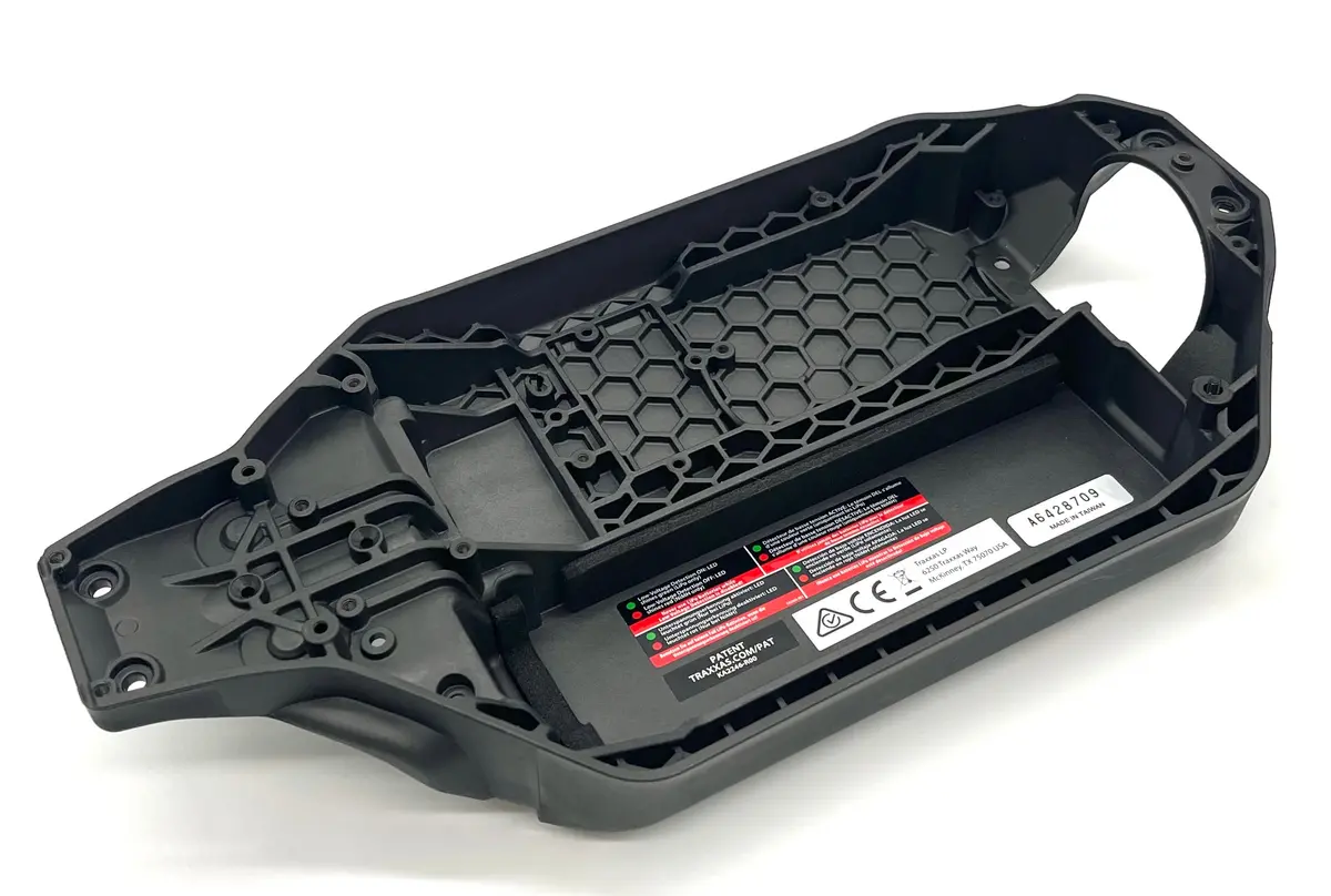 Rustler Ultimate - Chassis (Charcoal Gray 6723X Plate Traxxas 67097-4 1