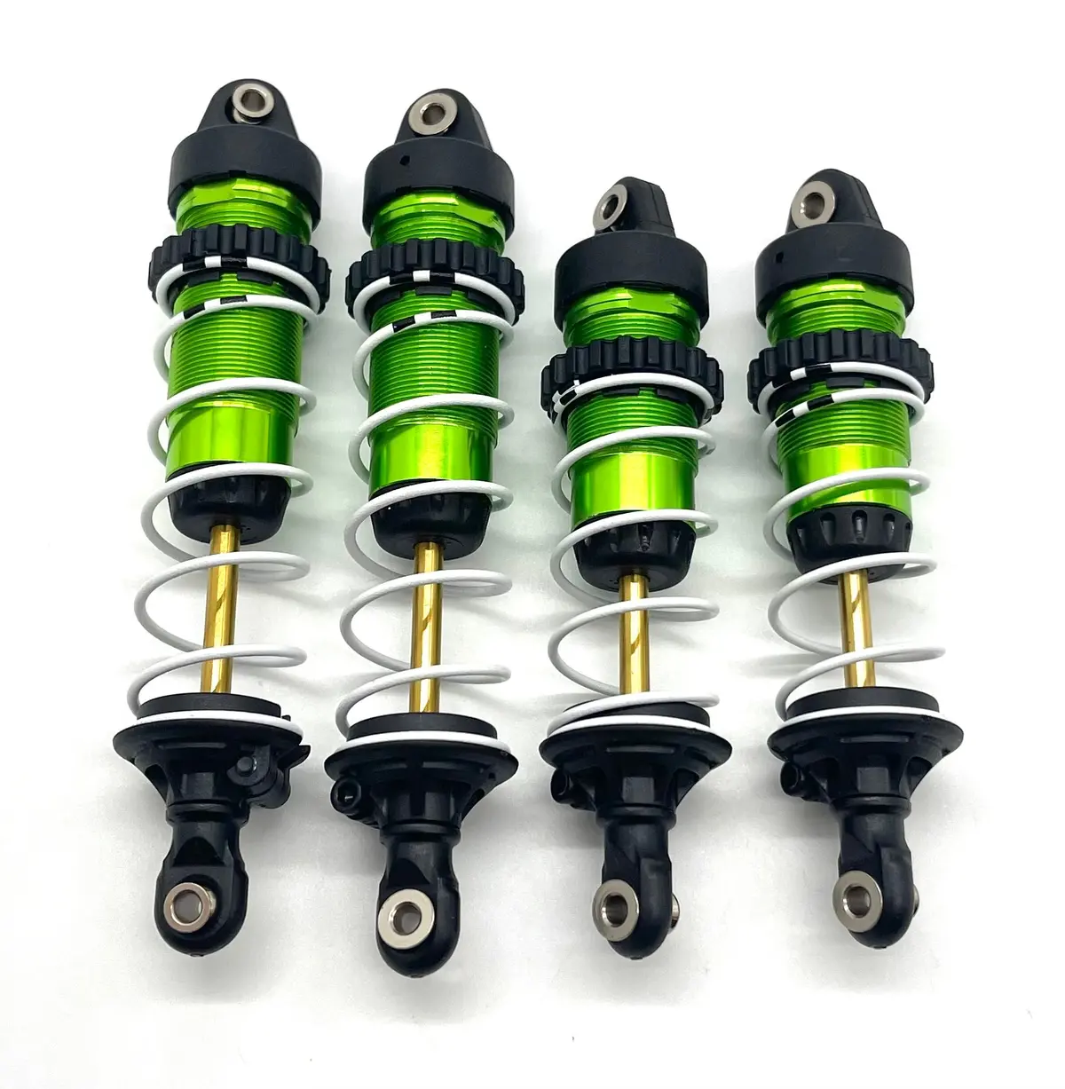 Rustler Ultimate - Shocks, Green Front Rear & Springs Big-Bore Dampers Traxxas 67097-4 1