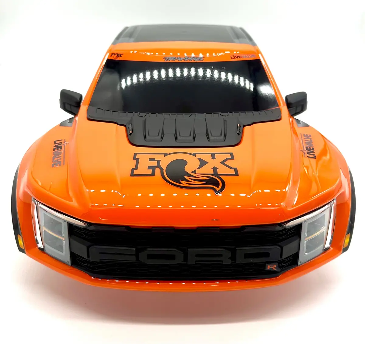 Raptor R Ultimate Body, Painted Shell, Orange Fox Traxxas 101177-4 1