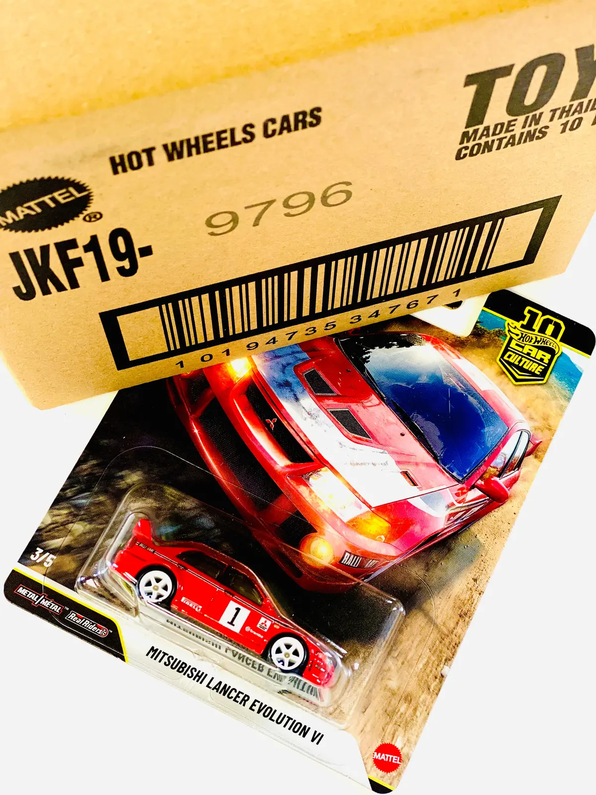 Hot Wheels 2026 Car Culture Mitsubishi Lancer Evolution Vi Factory Sealed Solid Pack (10 Cars) 1