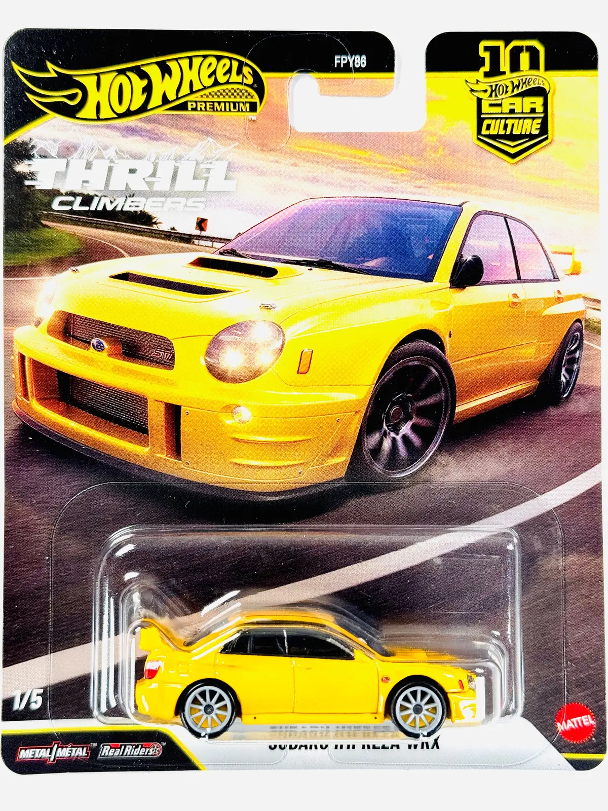 Hot Wheels 2026 Car Culture Thrill Climbers Subaru Impreza Wrx 1