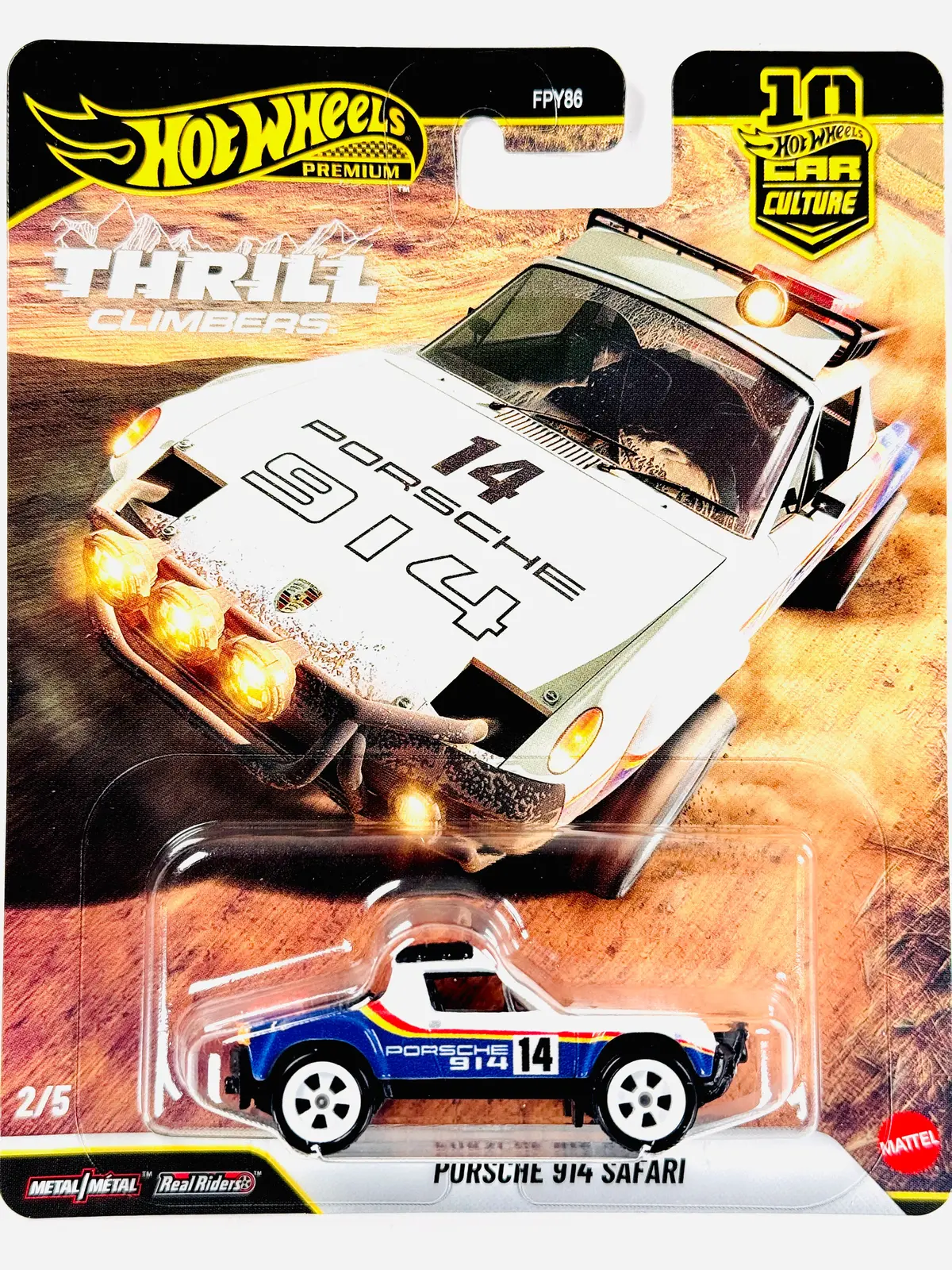 Hot Wheels 2026 Car Culture Thrill Climbers Porsche 914 Safari 1