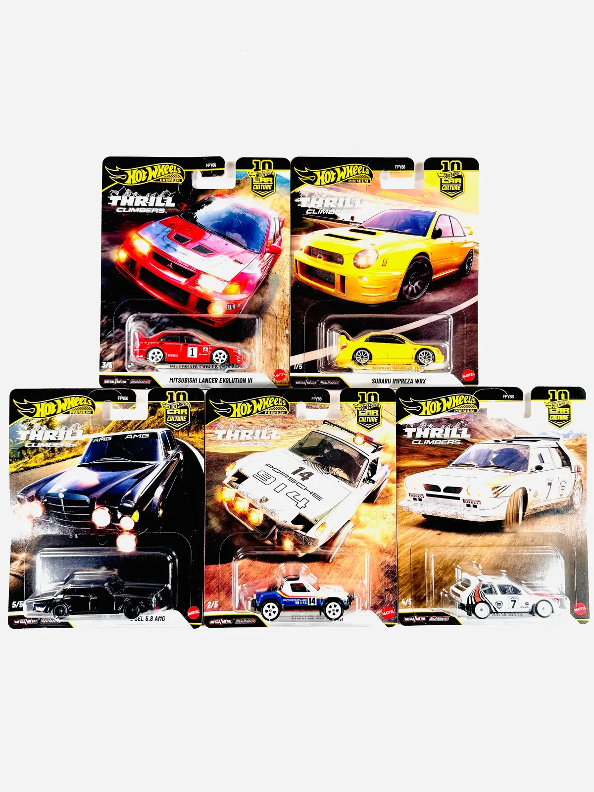 Hot Wheels 2026 Car Culture Thrill Climbers Case Q (Set Of 5 Cars) 1