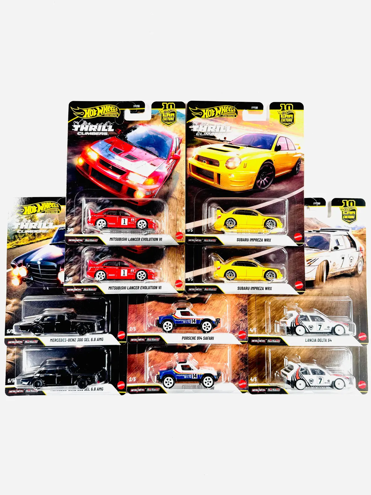 Hot Wheels 2026 Car Culture Thrill Climbers Factory Sealed Case Q (10 Cars) 1