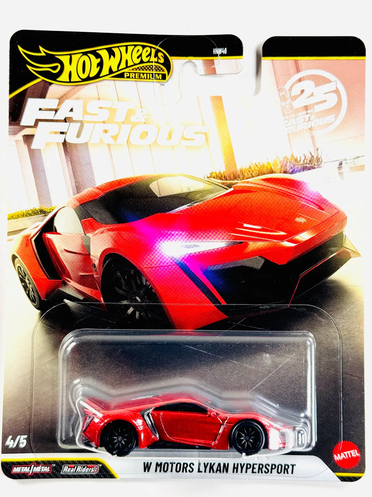 Hot Wheels 2026 Fast & Furious 25Th Anniversary Case N W Motors Lykan Hypersport 1