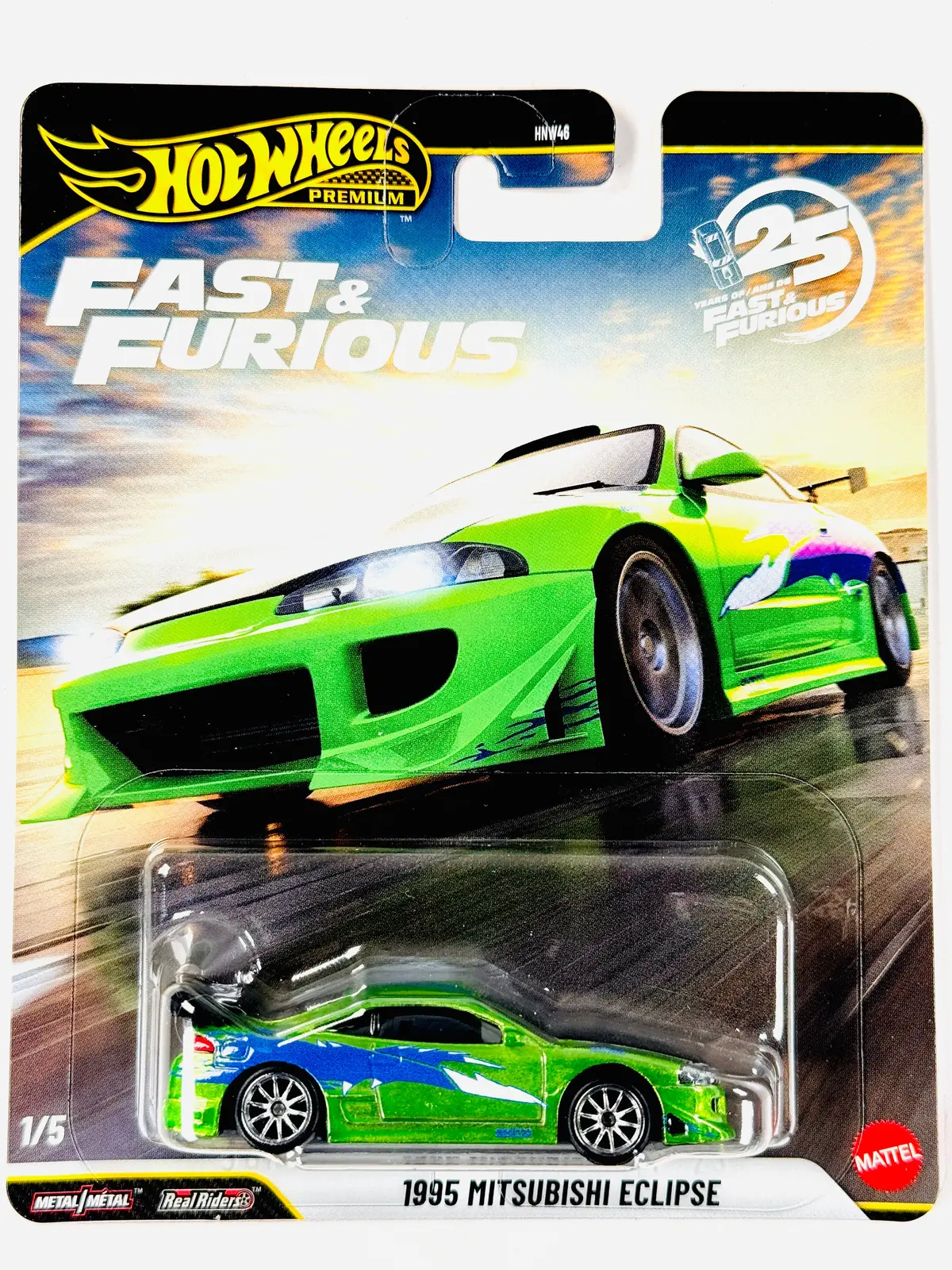 Hot Wheels 2026 Fast & Furious 25Th Anniversary Case N 1995 Mitsubishi Eclipse 1
