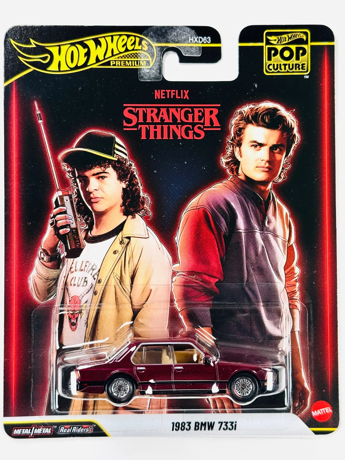 Hot Wheels 2026 Pop Culture Case N Stranger Things Steve Harrington's 1983 Bmw 733I 1