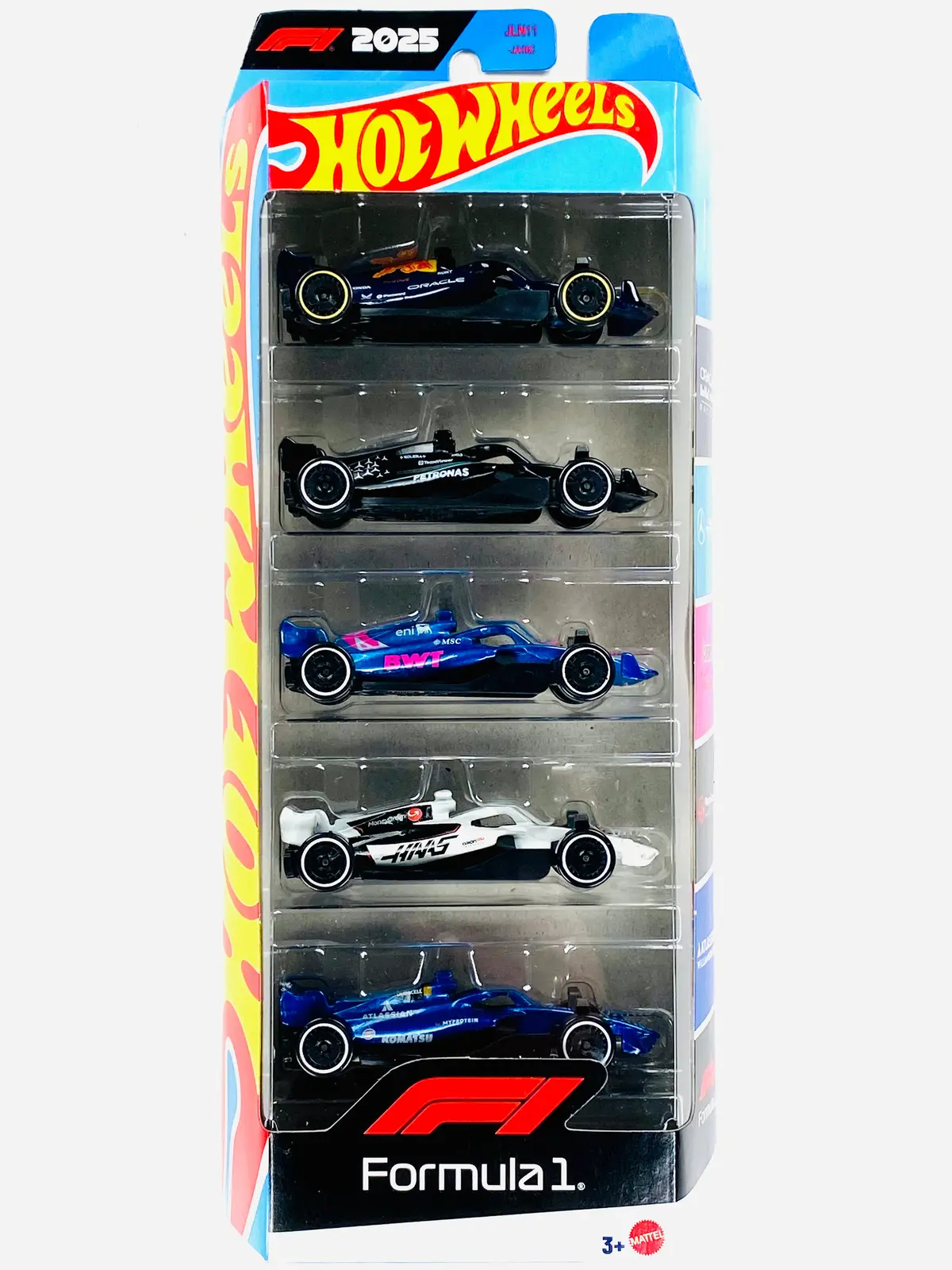 Hot Wheels 2026 Race Team 5-Pack Formula 1 F1 Racing 1